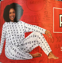 Load image into Gallery viewer, Preowned Peanuts Women&#39;s Blue Snoopy Silky Stretch Fleece 2PC Jogger Lounge
