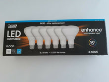 Load image into Gallery viewer, FEIT LED DIMMABLE ENHANCE FLOOD LIGHT 5000K 65W 6-Pk Daylight
