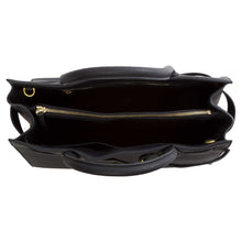 Load image into Gallery viewer, TORY BURCH NWT $598 Black Gemini Link Leather Tote Handbag Bag
