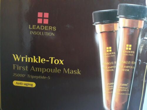 LEADERS Insolution Anti Wrinkle-Tox First Ampoule Skin Tighten Mask 12 pcs Set