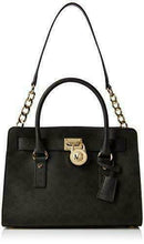 Load image into Gallery viewer, Michael Kors Studio Hamilton East West Satchel Leather Black No Tag
