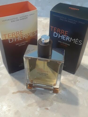 Terre D'hermes Eau Intense Vetiver by Hermes Eau De Parfum Spray 3.3 oz New