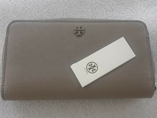 Tory Burch Robinson Zip Continental Wallet - French Gray