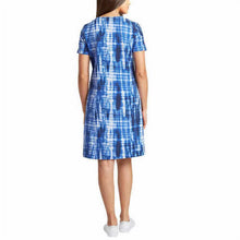 Load image into Gallery viewer, ELLEN TRACY Women S V-Notch Short Sleeve Dress
