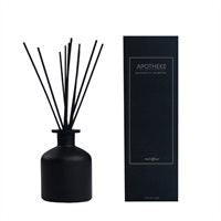 APOTHEKE Luxury Scented Oil Reed Diffuser, Charcoal, 6.7 oz