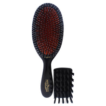 Load image into Gallery viewer, Mason Pearson BN2 Bristle &amp; Nylon Hair Brush SIZE JUNIOR w/Cleaner NIB
