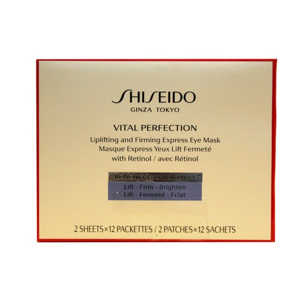 Shiseido Vital Perfection Uplifting & Firming Express Eye Mask 12 Packettes