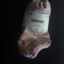 Load image into Gallery viewer, DKNY women&#39;s microfiber No Show socks 8 pack size 4-10
