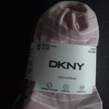 Load image into Gallery viewer, DKNY women&#39;s microfiber No Show socks 8 pack size 4-10
