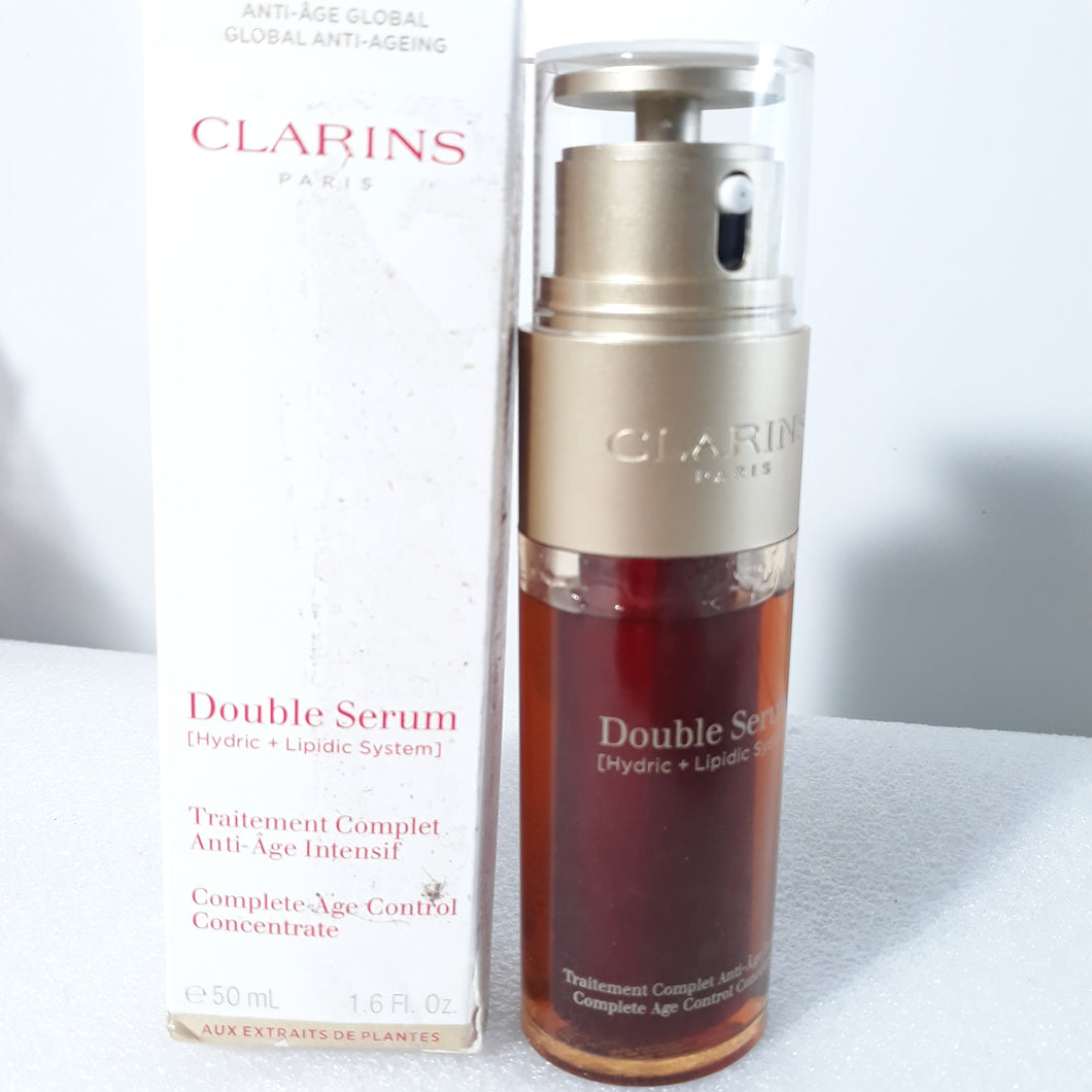 Clarins Double Serum Complete Age Control Concentrate 1.6 oz/50ml 90%Full