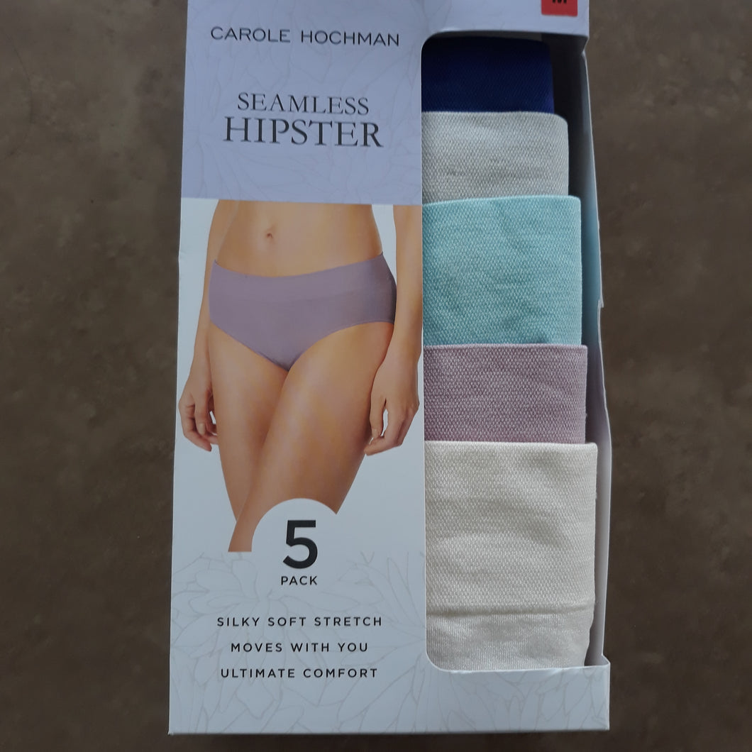 Carole Hochman Ladies 5 Pack Seamless Hipster