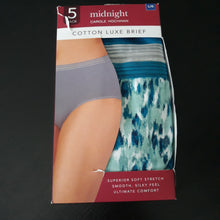 Load image into Gallery viewer, Carole Hochman Womens 5 Pack Midnight Cotton Luxe Briefs OpenBox
