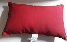 Load image into Gallery viewer, Bentwood originals indoor/outdoor Red forsythe pillow 22X14in
