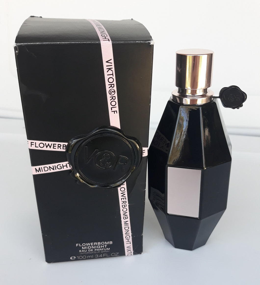 Viktor & Rolf  Flowerbomb Midnight Perfume for Women 3.4floz NewDistressedBox