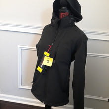 Load image into Gallery viewer, Kirkland Signature Mens Hooded Windproof Jacket Small Black
