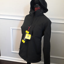 Load image into Gallery viewer, Kirkland Signature Mens Hooded Windproof Jacket Small Black
