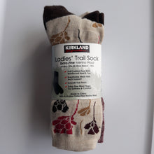 Load image into Gallery viewer, Kirkland Signature Ladies&#39; Crew Trail Socks Extra-Fine Merino Wool Teal-4Pairs-N
