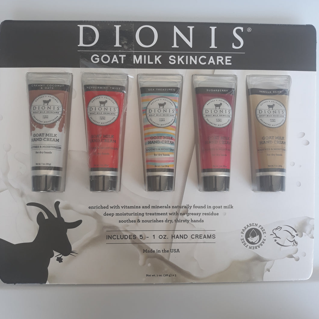 OpenedBox DIONIS Goat Milk Hand Cream, 1.0 oz, 5-pack
