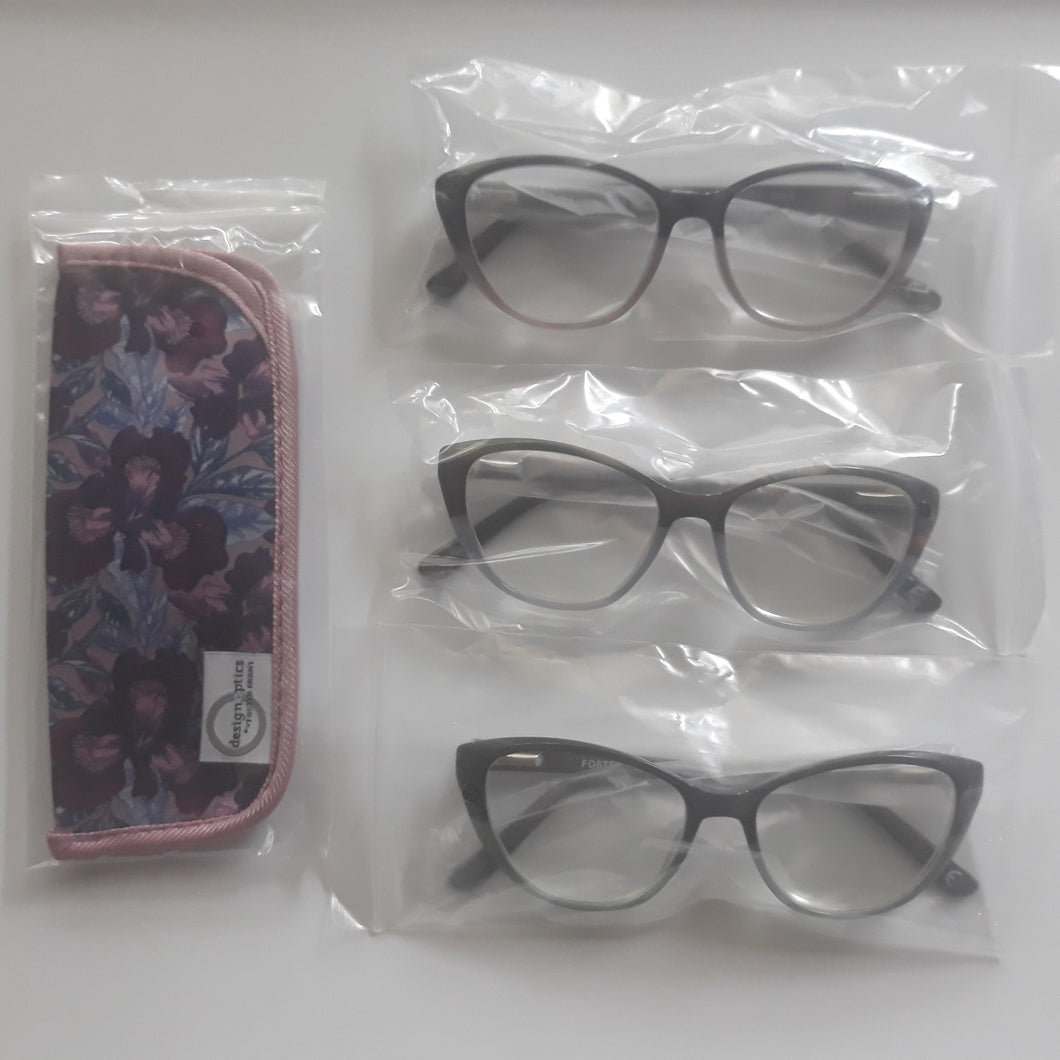 Design Optics by Foster Grant Reading Glasses, 3 Pack +3.00