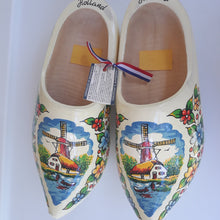 Load image into Gallery viewer, Dutch Wooden Shoes Clogs Made in Holland Size 34 US 4
