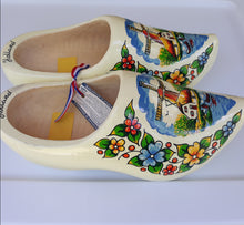 Load image into Gallery viewer, Dutch Wooden Shoes Clogs Made in Holland Size 34 US 4
