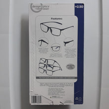 Load image into Gallery viewer, Design Optics by Foster Grant Full Frame Lightweight Plastic Reading Glasses 3 Pack
