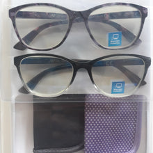 Load image into Gallery viewer, M+ Blue Light Protection Reading Glasses 2 Pack, +2.75

