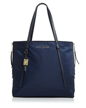 Load image into Gallery viewer, NWT Marc Jacobs Zip That Tote in Midnight Blue Free Shipping
