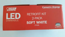 Load image into Gallery viewer, Feit Electric LED Dimmable Retrofit 5-6 inch Recessed 2 Pack 11.3 watts
