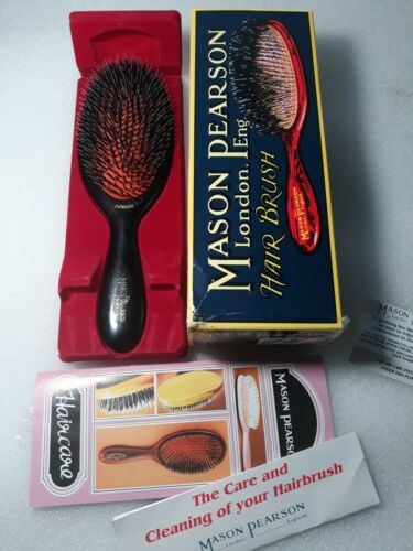 Mason Pearson BN2 Bristle & Nylon Hair Brush SIZE JUNIOR USED No Cleaner