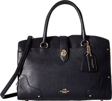 Load image into Gallery viewer, Coach Mercer Ladies Medium Grain Leather Satchel Handbag 37575
