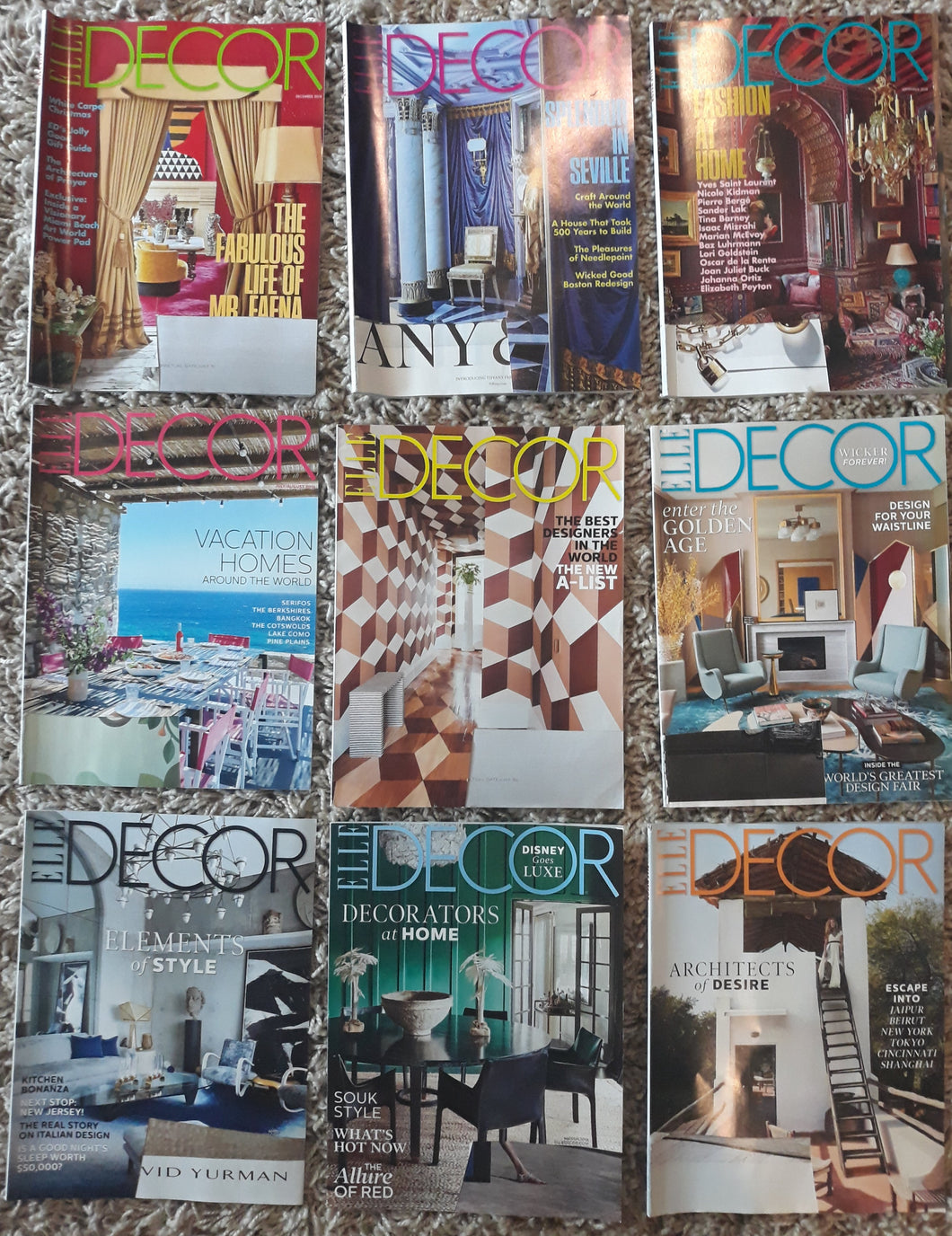 ELLE DECOR 9 Issue LOT 2018 Style Home Design lifestyle home trends