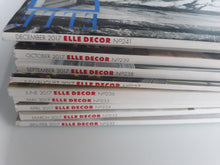 Load image into Gallery viewer, ELLE DECOR 10 Issue LOT 2017 Style Home Design lifestyle home trends
