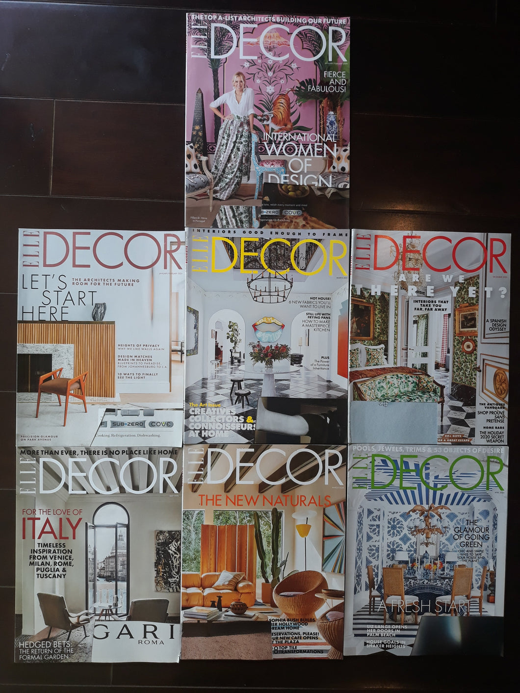 ELLE DECOR 7 Issue LOT 2020-2021 Style Home Design lifestyle home trends