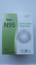 Load image into Gallery viewer, Pack of 20 FLTR NIOSH Certified N95 Respirator Face Mask
