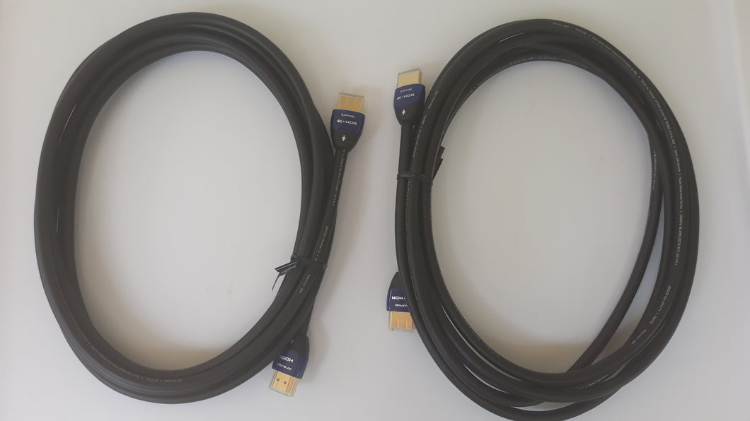 WireLogic 12 Feet Sapphire HDMI Cable, 2-pack