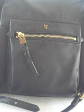 Load image into Gallery viewer, Elliott Lucca Gwen Leather Crossbody Black NWOT

