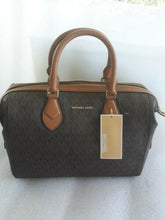 Load image into Gallery viewer, Michael Kors Grayson Large Convertible Satchel 30F7GGYYS3V Brown
