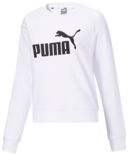 Puma Women's Logo Active Sweatshirt white Large