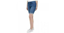 Load image into Gallery viewer, DKNY Jeans Women&#39;s Roll Cuff Denim Bermuda Shorts
