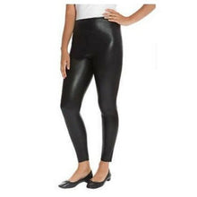 Load image into Gallery viewer, Mario Serrani Ladies&#39; Faux Leather Legging (Black, Small)
