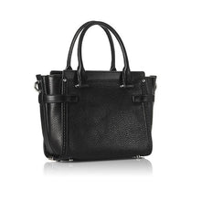 Load image into Gallery viewer, Coach 37444 Swagger 21 Pebble Leather Satchel Carryall Bag Black NWT
