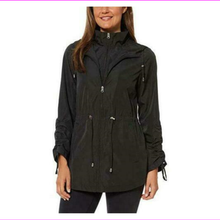 Load image into Gallery viewer, Jones New York Womens Parka in a Pocket Rain Jacket
