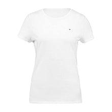 Load image into Gallery viewer, Tommy Hilfiger Womens Crew Neck Solid Color Logo T-Shirt
