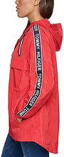 Load image into Gallery viewer, Tommy Hilfiger Women&#39;s Iconic Sporty Hooded Windbreaker Coat
