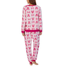 Load image into Gallery viewer, Disney Womens 2-Piece Fleece Jogger Lounge Set (Minnie Mouse, X-Large)
