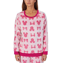 Load image into Gallery viewer, Disney Womens 2-Piece Fleece Jogger Lounge Set (Minnie Mouse, X-Large)
