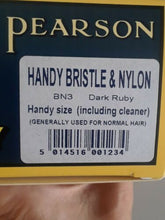 Load image into Gallery viewer, Mason Pearson Handy Bristle &amp; Nylon Brush BN3 Dark Ruby Used
