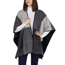 Load image into Gallery viewer, Ike Behar Womens Wrap With Sherpa One Size
