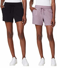 Load image into Gallery viewer, 32 DEGREES Cool Women&#39;s 2 Pack Pull on Shorts.
